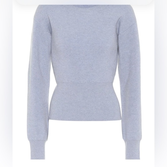 Stella McCartney cashmere sweater with slashed sleeves. Size 40. New with tags!